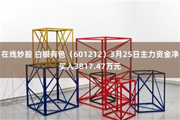 在线炒股 白银有色（601212）3月25日主力资金净买入3817.47万元